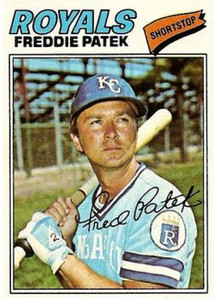 1977 Topps #422 Freddie Patek VG Kansas City Royals 