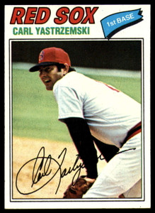 1977 Topps #480 Carl Yastrzemski VG Boston Red Sox 