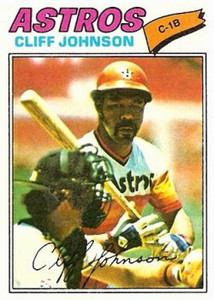 1977 Topps #514 Cliff Johnson VG Houston Astros 