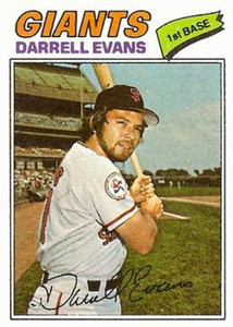 1977 Topps #571 Darrell Evans VG San Francisco Giants 