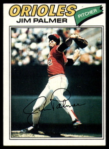 SOLD 86783 1977 Topps #600 Jim Palmer VG Baltimore Orioles 