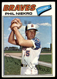 1977 Topps #615 Phil Niekro VG Atlanta Braves 