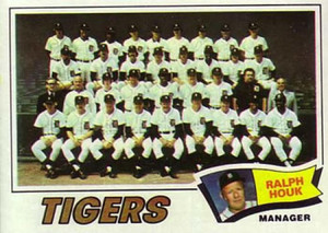 1977 Topps #621 Ralph Houk MG VG Detroit Tigers 
