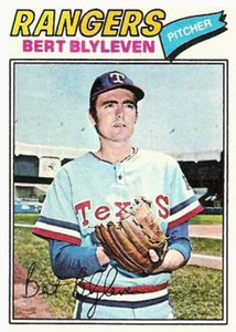 1977 Topps #630 Bert Blyleven VG Texas Rangers 