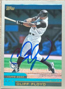 Cliff Floyd Autographed 2000 Topps #252