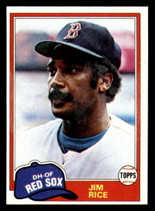 1981 Topps #500 Jim Rice VG Boston Red Sox 