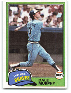 1981 Topps #504 Dale Murphy VG Atlanta Braves 