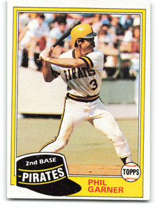 1981 Topps #573 Phil Garner VG Pittsburgh Pirates 