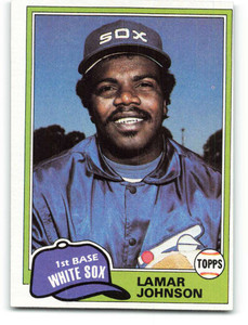 1981 Topps #589 Lamar Johnson VG Chicago White Sox 