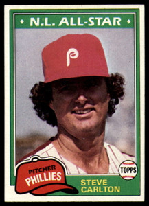 1981 Topps #630 Steve Carlton VG Philadelphia Phillies 