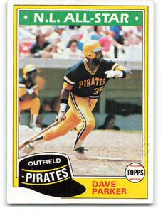 1981 Topps #640 Dave Parker VG Pittsburgh Pirates 