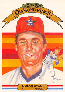 1982 Donruss #13 Nolan Ryan DK VG Houston Astros 