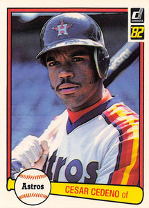 1982 Donruss #118 Cesar Cedeno VG Houston Astros 