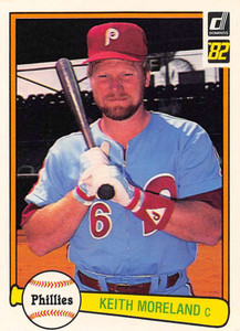 1982 Donruss #119 Keith Moreland VG Philadelphia Phillies 