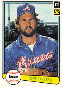 1982 Donruss #123 Gene Garber VG Atlanta Braves 