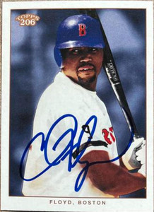 Cliff Floyd Autographed 2002 Topps 206 #391