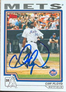 Cliff Floyd Autographed 2004 Topps #66