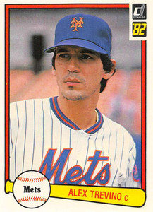 1982 Donruss #350 Alex Trevino VG New York Mets 