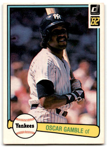 1982 Donruss #360 Oscar Gamble VG New York Yankees 