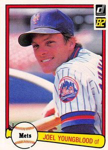 1982 Donruss #613 Joel Youngblood VG New York Mets 
