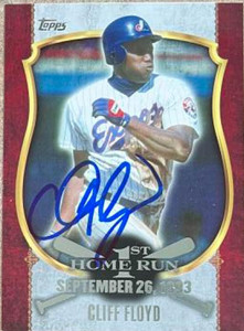 Cliff Floyd Autographed 2015 Topps - First Home Run (Series Two) #FHR-31 