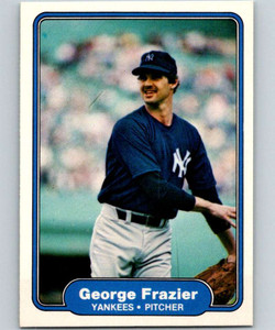 1982 Fleer #35 George Frazier VG New York Yankees 