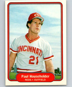 1982 Fleer #68 Paul Householder VG Cincinnati Reds 