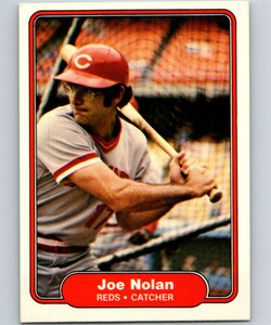1982 Fleer #77 Joe Nolan VG Cincinnati Reds 