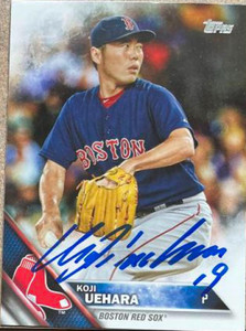 Koji Uehara Autographed 2016 Topps #90