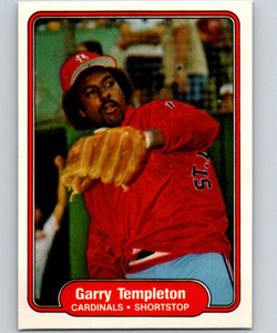 1982 Fleer #131 Garry Templeton VG St. Louis Cardinals 