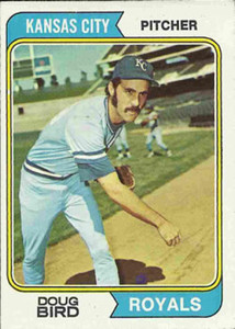 1974 Topps #17 Doug Bird VG RC Rookie Kansas City Royals 
