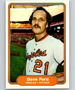 1982 Fleer #166 Dave Ford VG Baltimore Orioles 