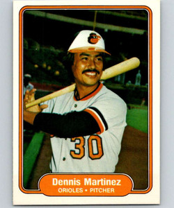 1982 Fleer #170 Dennis Martinez VG Baltimore Orioles 