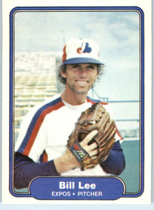 1982 Fleer #194 Bill Lee VG Montreal Expos 