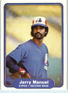 1982 Fleer #195 Jerry Manuel VG Montreal Expos 