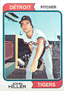 1974 Topps #24 John Hiller VG Detroit Tigers 