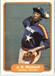 1982 Fleer #226 J.R. Richard VG Houston Astros 