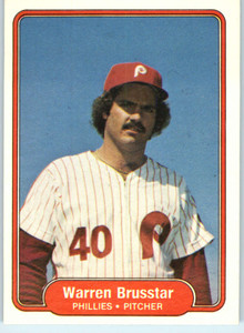 1982 Fleer #242 Warren Brusstar VG Philadelphia Phillies 