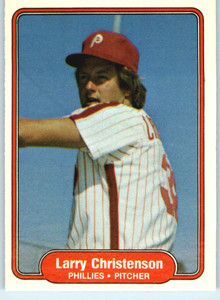 1982 Fleer #244 Larry Christenson VG Philadelphia Phillies 