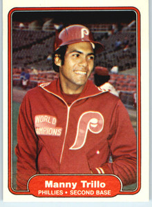 SOLD 81509 1982 Fleer #260 Manny Trillo VG Philadelphia Phillies 