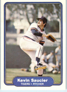 1982 Fleer #275 Kevin Saucier VG Detroit Tigers 
