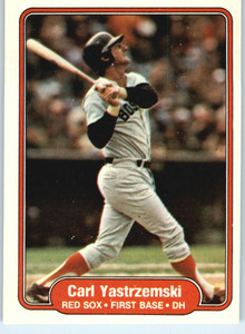 1982 Fleer #312 Carl Yastrzemski VG Boston Red Sox 