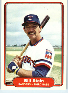 1982 Fleer #331 Bill Stein VG Texas Rangers 
