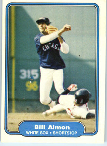 1982 Fleer #335 Bill Almon VG Chicago White Sox 