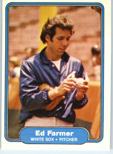 1982 Fleer #342 Ed Farmer VG Chicago White Sox 