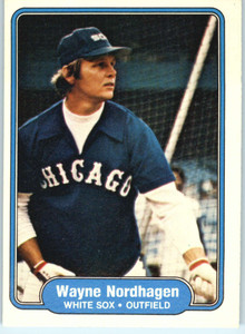 1982 Fleer #355 Wayne Nordhagen VG Chicago White Sox 