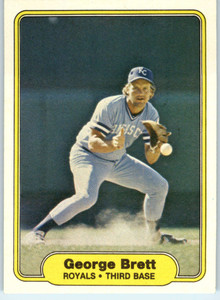 1982 Fleer #405 George Brett VG Kansas City Royals 