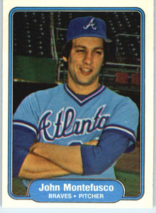 1982 Fleer #442 John Montefusco VG Atlanta Braves 