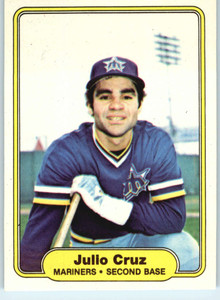 1982 Fleer #509 Julio Cruz VG Seattle Mariners 