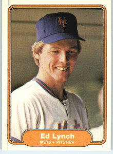 1982 Fleer #531 Ed Lynch VG RC Rookie New York Mets 